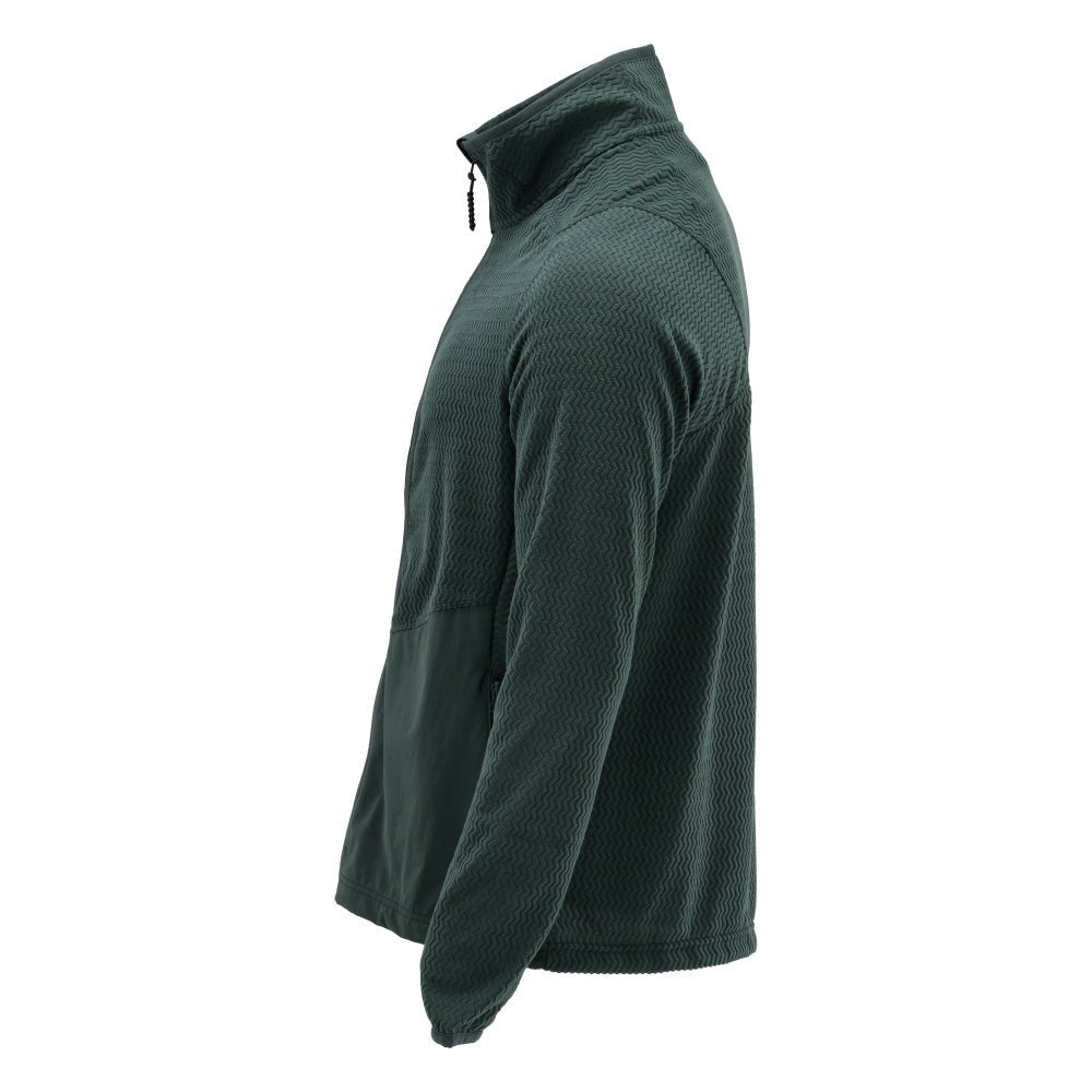 Microfleece tröja med dragkedja i microfleece