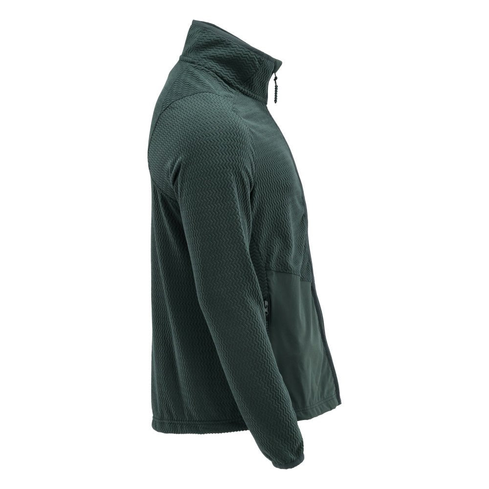 Microfleece tröja med dragkedja i microfleece