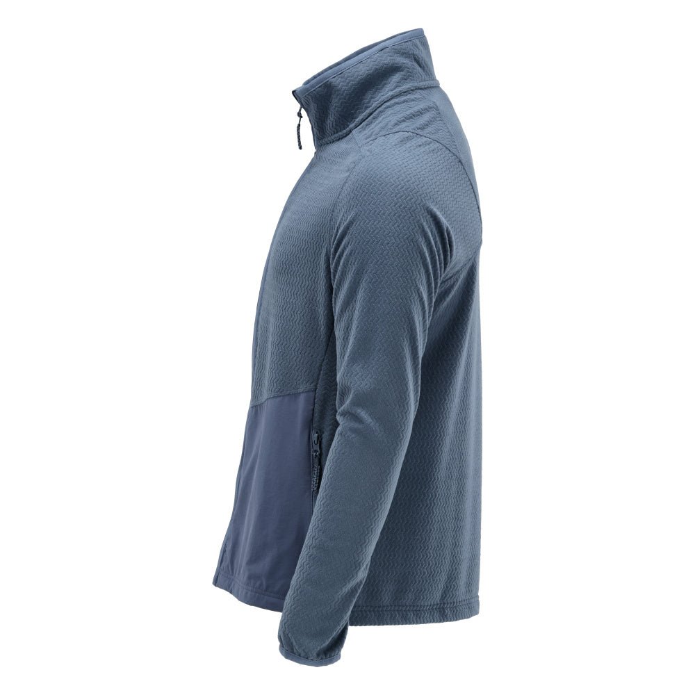 Microfleece tröja med dragkedja i microfleece