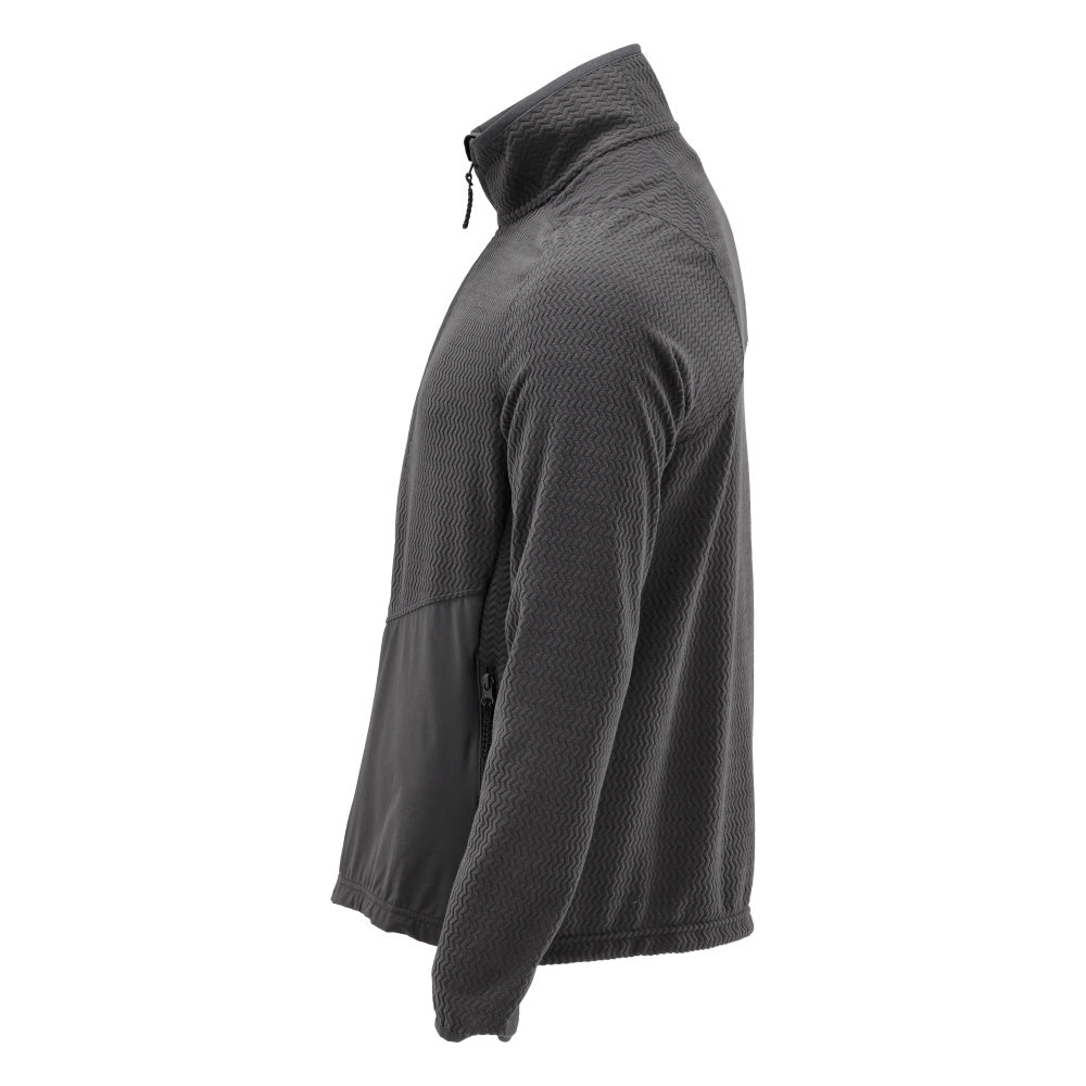 Microfleece tröja med dragkedja i microfleece