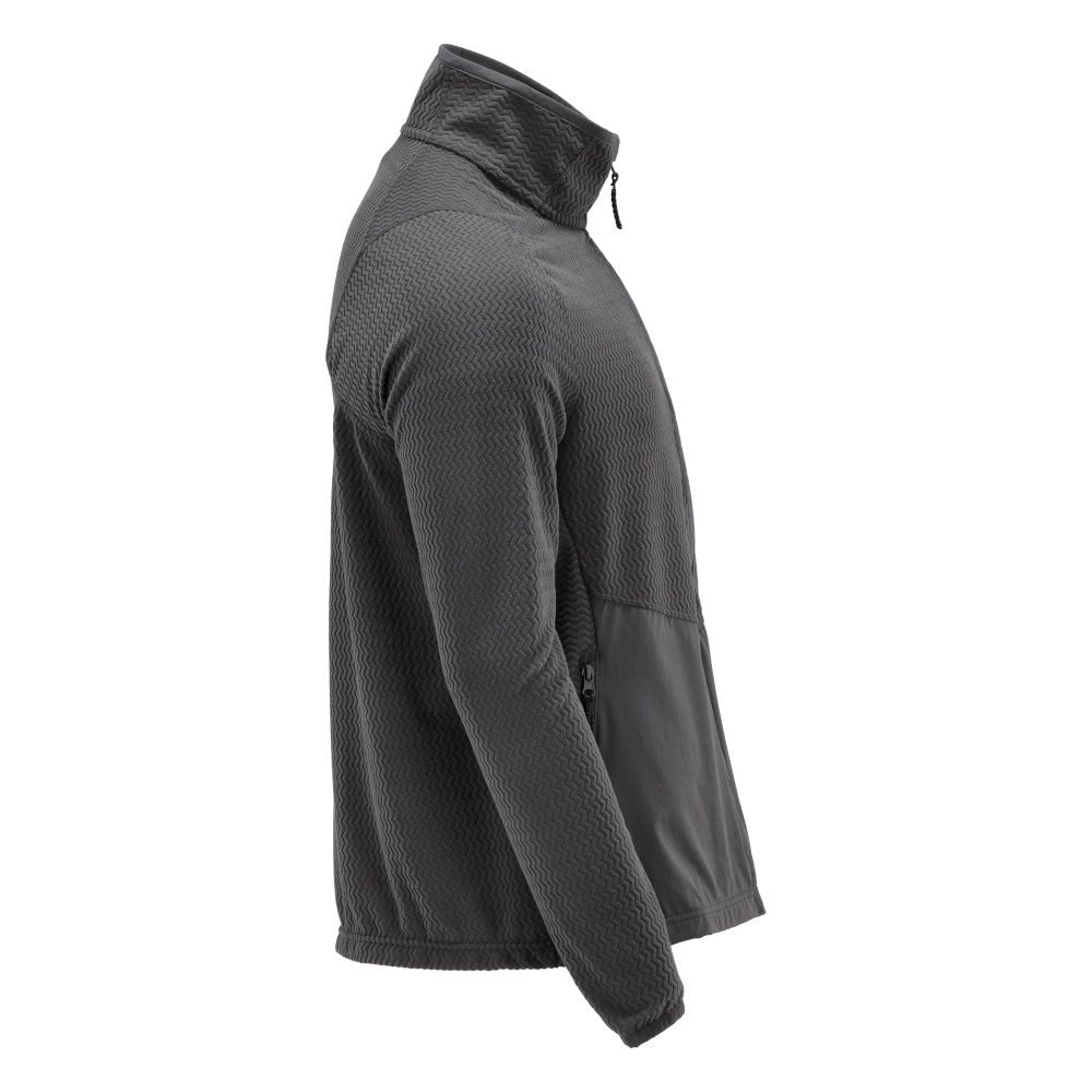 Microfleece tröja med dragkedja i microfleece