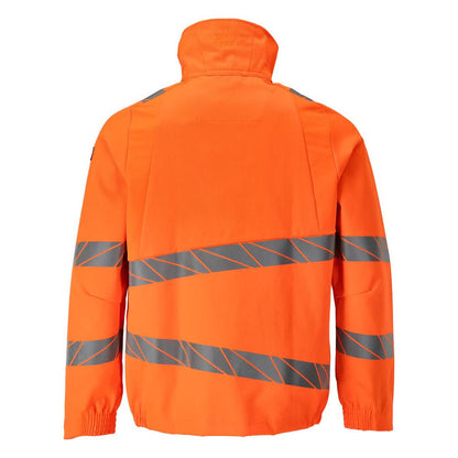 Jacka, arbetsjacka med stretchinlägg, hi-vis orange