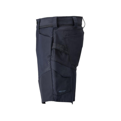 Shorts, lätta shorts, svart-blå