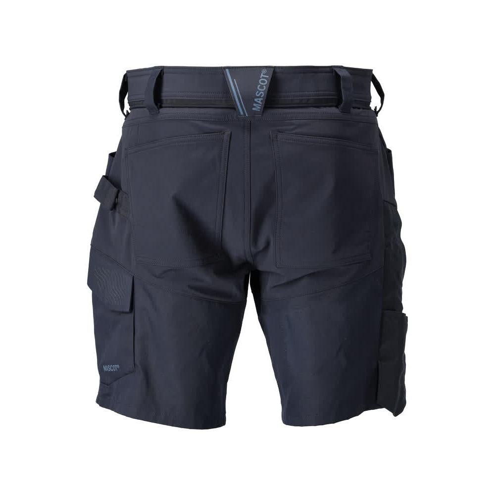Shorts, lätta shorts, svart-blå
