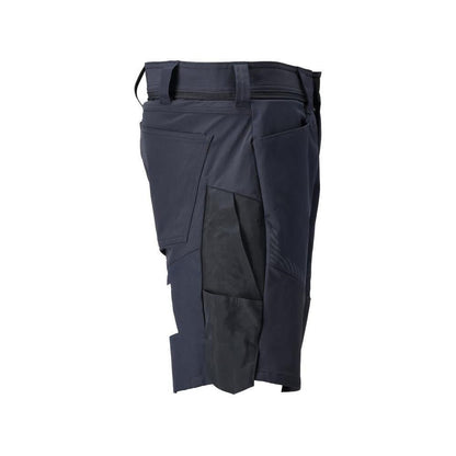 Shorts, lätta shorts, svart-blå