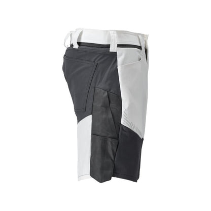 Shorts, lätta shorts, vit/antracitgrå