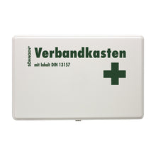 Första hjälpen-låda KIEL KU-vit med standardinnehåll enligt DIN 13157