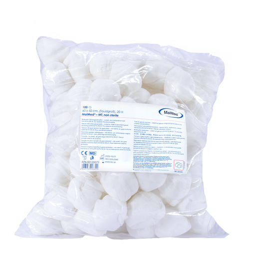 MaiMed-MT-osterila gasservetter, 500 st/foliepåse
