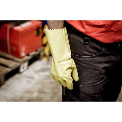 NITRAS YELLOW CLEANER, kemikalieskyddshandskar, gul