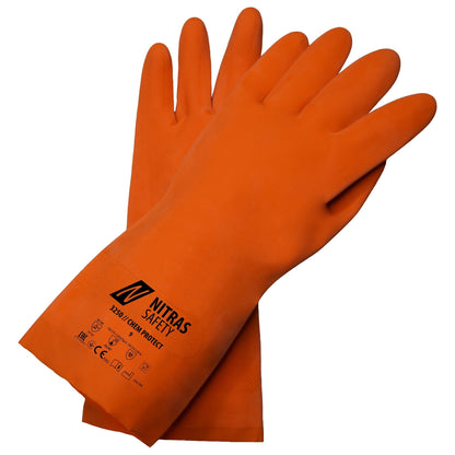 NITRAS CHEM PROTECT, kemikalieskyddshandskar, orange