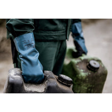 NITRAS GREEN BARRIER GRIP, kemikalieskyddshandskar, bensin / svart