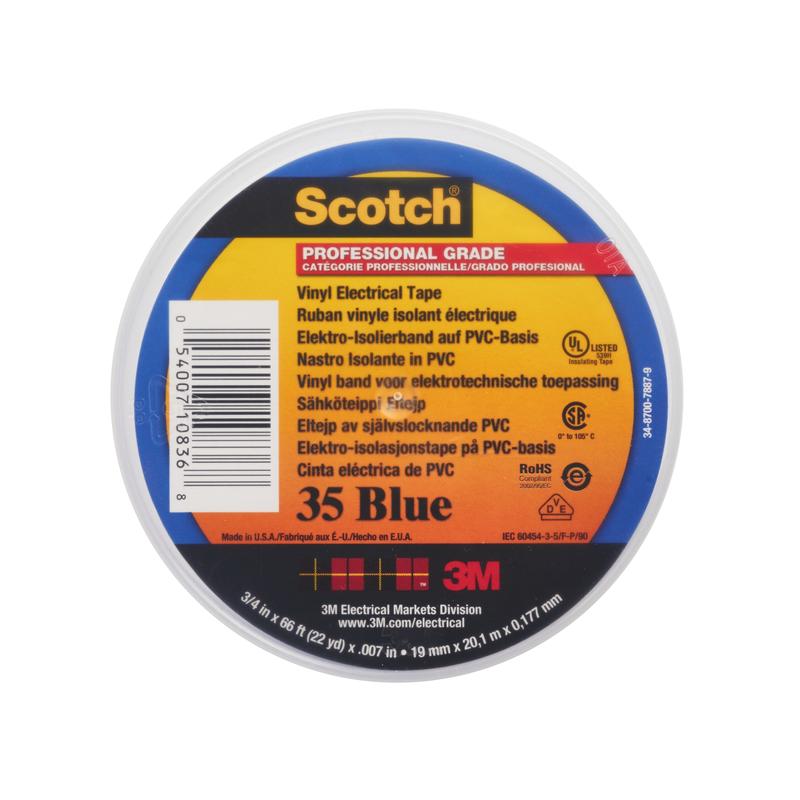 3M™ Scotch® 35 vinyl elektrisk isoleringstejp