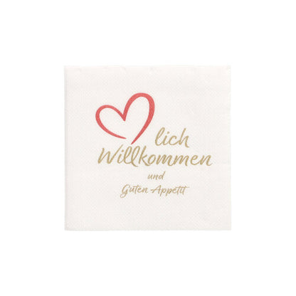 De PAPSTAR 125 servetterna, 2-lagers „PUNTO“ 1/4-vikning (20x20 cm, mikropreglade) från PAPSTAR GmbH ger varje måltid en charmig touch och är en elegant bordsdekoration.