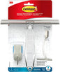 Command™ Bad- och duschskrapa, rostfritt stål och satinnickel BATH32, 1 gummiskrapa + 1HK + 2 S-remsor | Förpackning (1 set)