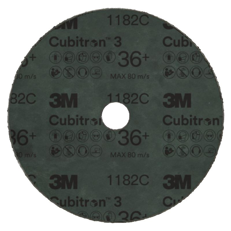 3M™ Cubitron™ 3 Fiber Disc 1182C, 36+ - Slipmedel för metall