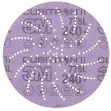 3M Xtract™ Cubitron™ II filmskiva 775L, 125 mm, 240+, flerhål | Förpackning (50 stycken)