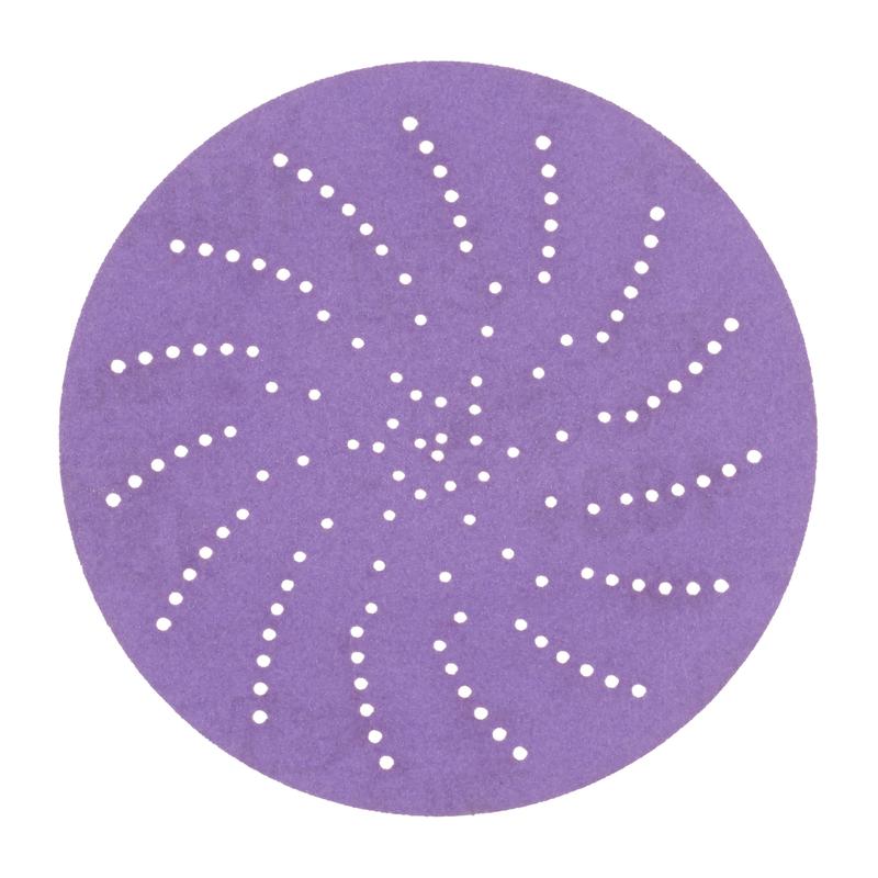 3M™ Cubitron™ II Hookit™ Slipskiva 737U, 125 mm, Flerhål, 180+, 31369 | Förpackning (50 stycken)