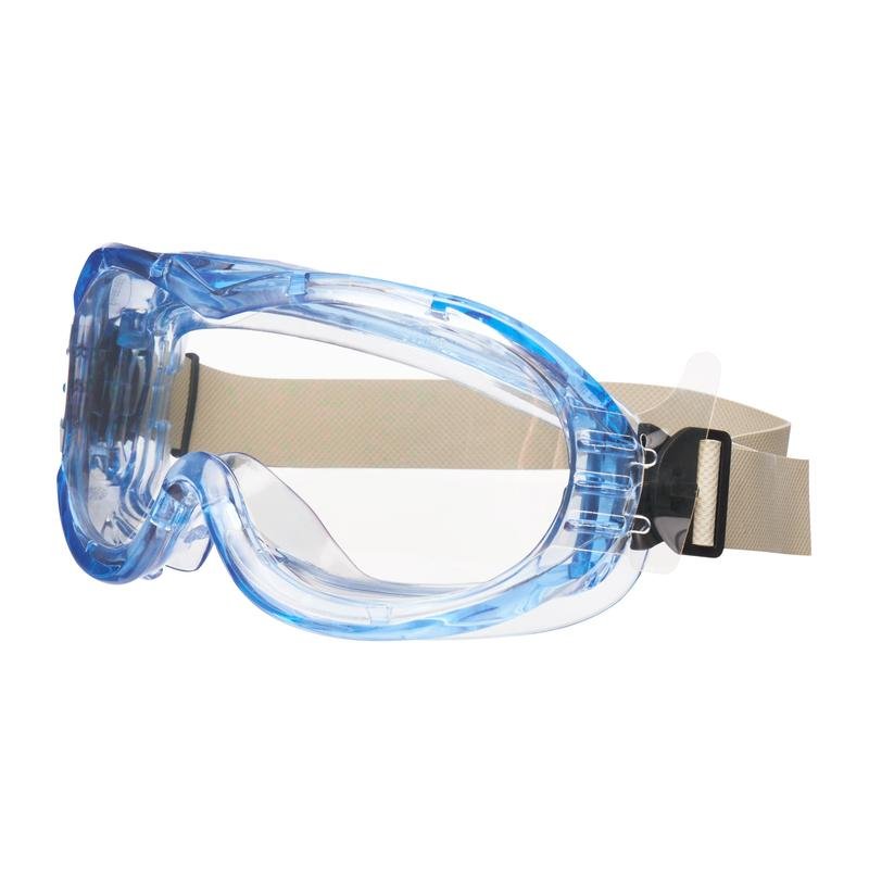 3M™ Fahrenheit™ Full Vision Skyddsglasögon, T-N-Wear, Indirekt ventilation, Neopren Pannband, Anti-Imma beläggning, Klar Acetat Lins, 71360-00013, 10 per förpackning | Förpackning (1 st)