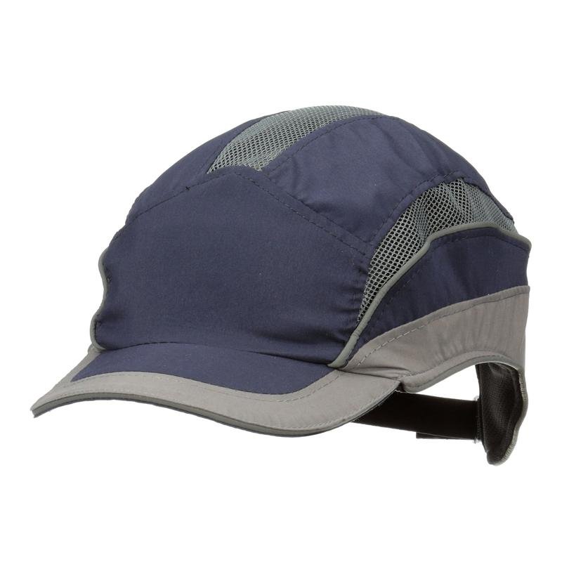 3M™ First Base™ 3 Bump Cap 2031216, Elite, Marinblå/Grå, Kort topp, 55 mm | Förpackning (1 st)