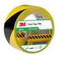3M™ Hazard Marking Tejp 766i, gul/svart, 50 mm x 33 m, individuellt förpackad | Förpackning (1 rulle)