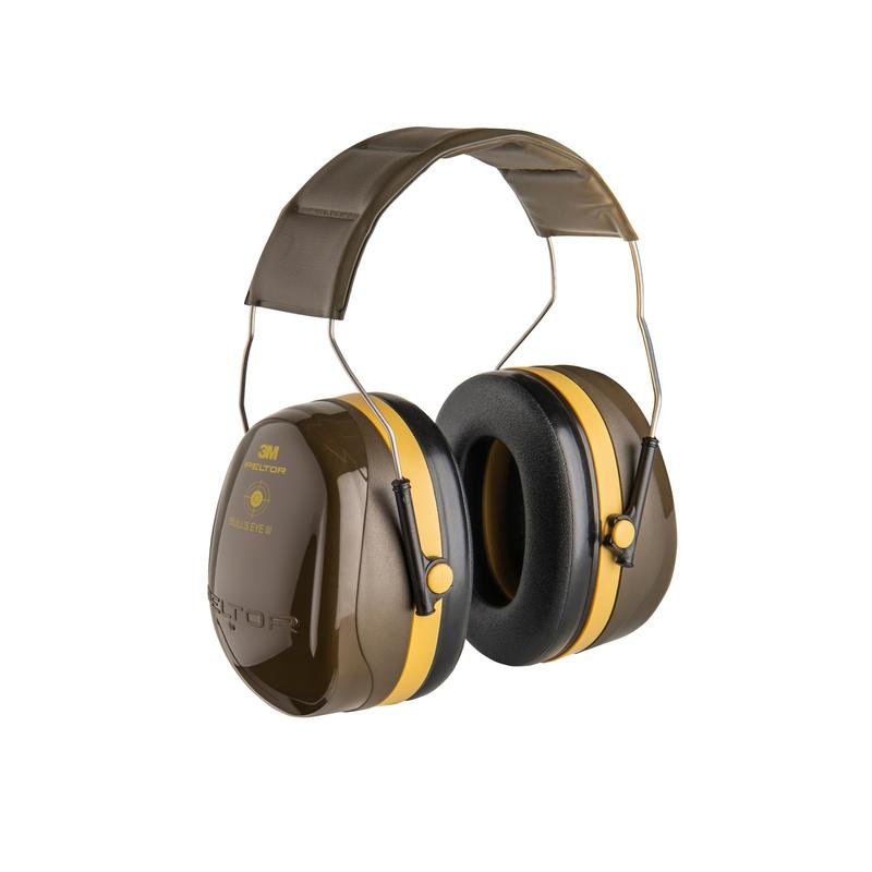 3M™ PELTOR™ Bull's Eye III hörselkåpor, grön, pannband, H540A-441-GN | Förpackning (1 st)
