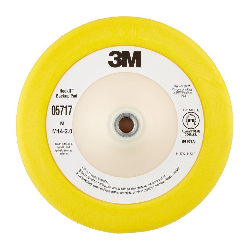 3M™ Hookit™ slipplatta, 178 mm, M14-2.01, 05717M | Förpackning (1 st)