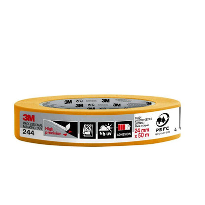 3M™ Painter's Masking Tape 244, 50 m - maskeringstejp för målningsarbete