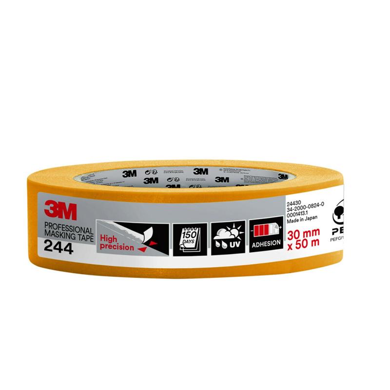 3M™ Painter's Masking Tape 244, 50 m - maskeringstejp för målningsarbete