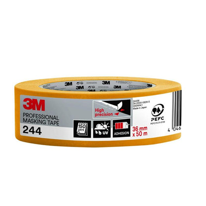 3M™ Painter's Masking Tape 244, 50 m - maskeringstejp för målningsarbete