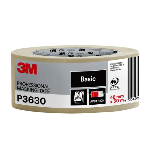 3M™ Painter's Masking Tape P3630, maskeringstejp för exakt målningsarbete