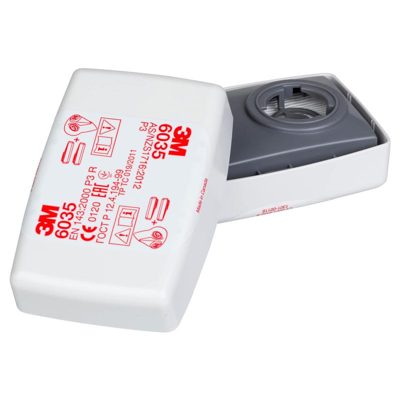 3M™ partikelfilter, P3 R 6035 | Förpackning (20 stycken)