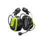 3M™ PELTOR™ WS™ ALERT™ X-headset, ljusgula koppar, hjälmfäste, mobilappkompatibel, MRX21P3E4WS6 | Förpackning (1 st)