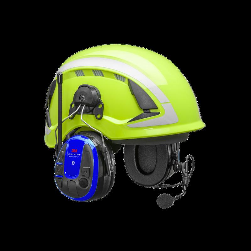 3M™ PELTOR™ WS™ ALERT™ XPI-headset, 30 dB, Bluetooth, mobilapp, hårdhatstillbehör, MRX21P3E3WS6 | Förpackning (1 st)
