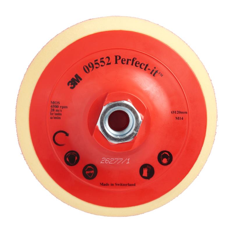 3M™ Perfect-It™ stöddyna, 125 mm, M14, 09552 | Förpackning (1 st)