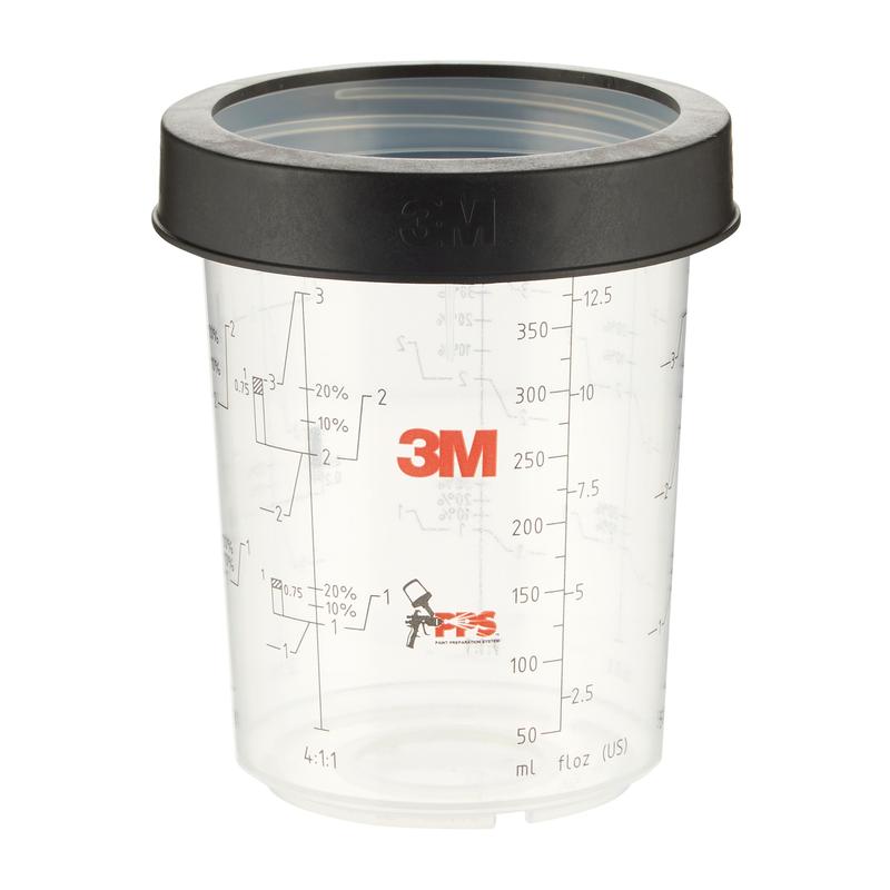 3M™ PPS™ Ytterkopp med skruvring, Midi, 400 ml, 16122 | Förpackning (400 ml)