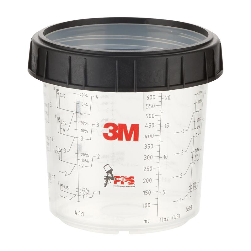 3M™ PPS™ extern kopp med skruvring, standard, 650 ml, 16001 | Förpackning (1 set)