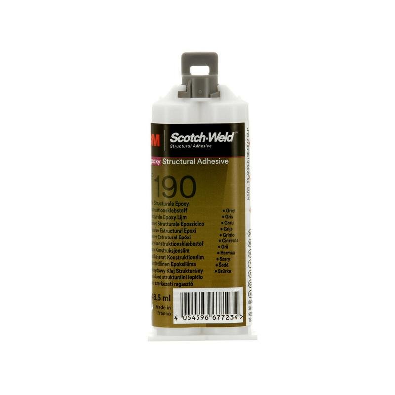 3M™ Scotch-Weld™ 2-delat epoxibaserat konstruktionslim DP190, Grå, 48,5 ml | Förpackning (1 st)