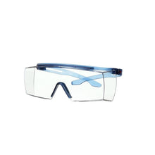 3M™ SecureFit™ 3700 överglasögon, blå skalmar, anti-skrapbeläggning + (K), genomskinlig lins, SF3701ASP-BLU-EU, 20 per förpackning | Förpackning (1 st)