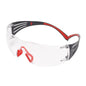 3M™ SecureFit™ 400 skyddsglasögon, röda/grå skalmar, Scotchgard™ anti-dimma/anti-skrapbeläggning (K&N), klar lins, SF401SGAF-RED-EU | Förpackning (1 st)