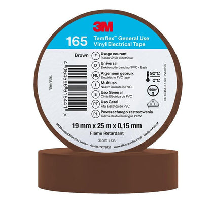 3M™ Temflex™ vinylisoleringstejp 165 - Elektrisk isoleringstejp