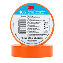 3M™ Temflex™ vinylisoleringstejp 165, orange - elektrisk isoleringstejp