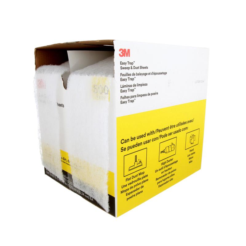 3M™ Rengöringsfleeces Easy Trap™, Vit, 127 mm x 152 mm, 39 m/rulle, 2/fodral | Kartong (1 rulle)