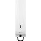 CWS ParadiseLine skumtvålsdispenser Foam Universal inklusive panel vit är en väggmonterad dispenser med svart tryckknapp och fönster för fyllnadsindikering - idealisk för hygieniska tvättrum.