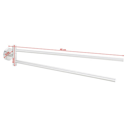 tesa MOON Handtuchhalter Bad, 2-armig, inkl. Klebelösung – Anwendung