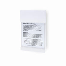 Vägghållare, Dracula, vägghållare utan tryck (vit), universal | Förpackning (1 st)