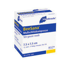 BeeSana® kompress med gasväv, steril, 12-faldig (50 stycken)
