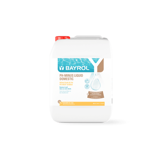 BAYROL pH-Minus Liquid Domestic 14,9% koncentrat för att sänka ett pH-värde