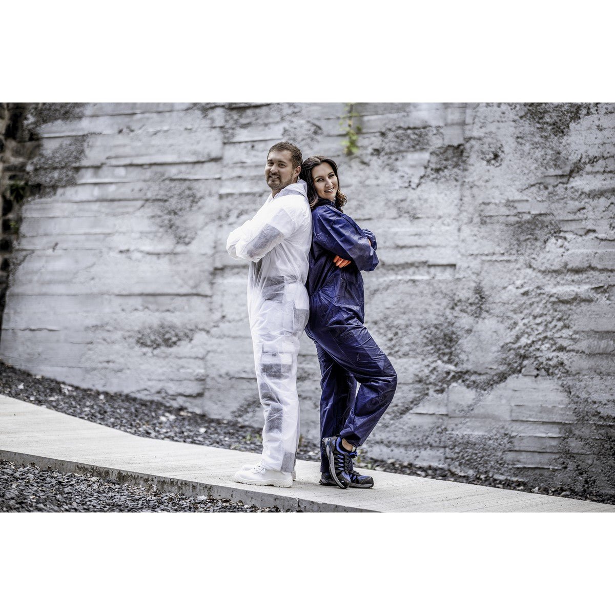 NITRAS PP, skyddsoverall, marinblå