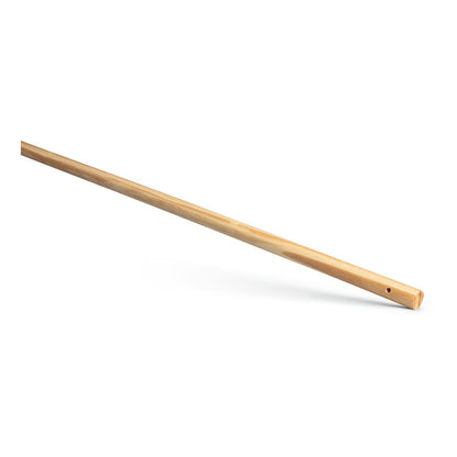 Nölle Profi Brush kvastskaft 24x1.400 mm från Nölle Profi Brush Borst- & Penselteknik e.K. är ett slätt träkvastskaft som avsmalnar i ena änden och har ett litet hål i den andra änden - idealiskt för professionella rengöringsuppgifter.