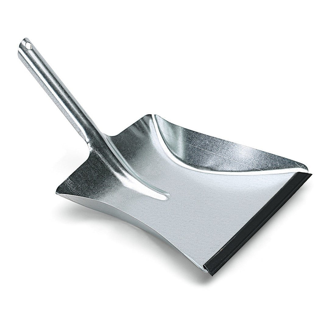 Den Nölle Profi Brush sopskyffel av förzinkad metall med trähandtag (39x24 cm) från Nölle Profi Brush borst- & penselteknik e.K. är utrustad med en svart gummikant och är utmärkt för effektiv insamling av damm och skräp.